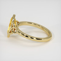 1.33 Ct. Yellow Sapphire Ring, 18K Yellow Gold 4