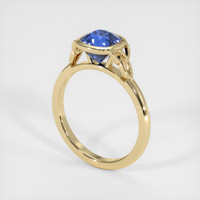 2.24 Ct. Sapphire Ring, 18K Yellow Gold 2