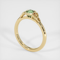 0.78 Ct. Sapphire Ring, 18K Yellow Gold 2
