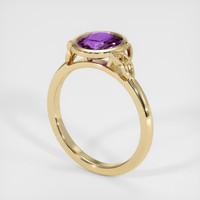 2.06 Ct. Sapphire Ring, 18K Yellow Gold 2