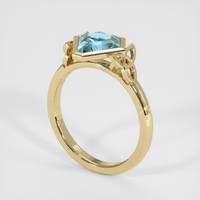 1.57 Ct. Sapphire Ring, 18K Yellow Gold 1