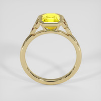2.09 Ct. Yellow Sapphire Ring, 18K Yellow Gold 3