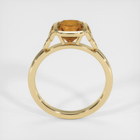 1.92 Ct. Yellowish Brown Sapphire Ring, 18K Yellow Gold 3