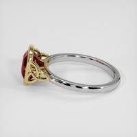 2.49 Ct. Red Spinel Ring, 14K Yellow & White 4