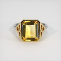 4.66 Ct. Gemstone Ring, 14K Yellow & White 1