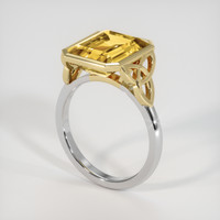 4.66 Ct. Gemstone Ring, 14K Yellow & White 2