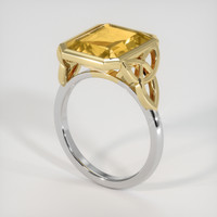 4.87 Ct. Gemstone Ring, 14K Yellow & White 2