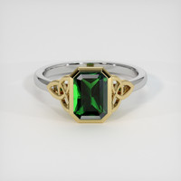 1.43 Ct. Gemstone Ring, 14K Yellow & White 1