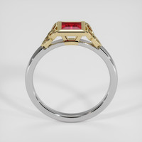 0.48 Ct. Ruby Ring, 14K Yellow & White 3