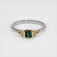 0.41 Ct. Sapphire Ring, 14K Yellow & White 1