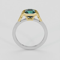1.78 Ct. Bluish Green Sapphire Ring, 18K Yellow & White 3
