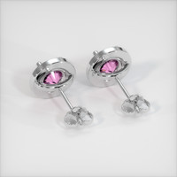 <span>0.61</span>&nbsp;<span class="tooltip-light">Ct.Tw.<span class="tooltiptext">Total Carat Weight</span></span> Sapphire Earrings, Platinum 950 4