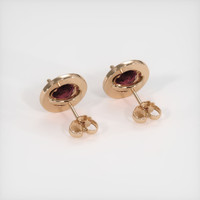 4.53 Ct.Tw. Gemstone Earrings, 14K Rose Gold 4