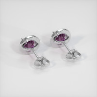 <span>0.57</span>&nbsp;<span class="tooltip-light">Ct.Tw.<span class="tooltiptext">Total Carat Weight</span></span> Gemstone Earrings, 14K White Gold 4