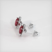 4.53 Ct.Tw. Gemstone Earrings, 14K White Gold 3