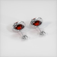 <span>1.49</span>&nbsp;<span class="tooltip-light">Ct.Tw.<span class="tooltiptext">Total Carat Weight</span></span> Ruby Earrings, 18K White Gold 4