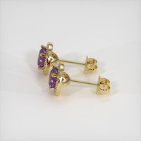 <span>0.57</span>&nbsp;<span class="tooltip-light">Ct.Tw.<span class="tooltiptext">Total Carat Weight</span></span> Gemstone Earrings, 14K Yellow Gold 3