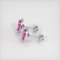 <span>2.05</span>&nbsp;<span class="tooltip-light">Ct.Tw.<span class="tooltiptext">Total Carat Weight</span></span> Sapphire Earrings, Platinum 950 3