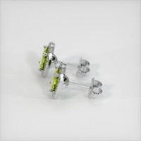 <span>1.72</span>&nbsp;<span class="tooltip-light">Ct.Tw.<span class="tooltiptext">Total Carat Weight</span></span> Sapphire Earrings, Platinum 950 3