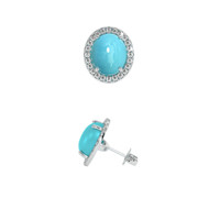9.48 Ct.Tw. Gemstone Earrings, Platinum 950 2