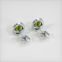 <span>1.72</span>&nbsp;<span class="tooltip-light">Ct.Tw.<span class="tooltiptext">Total Carat Weight</span></span> Sapphire Earrings, 14K White Gold 4