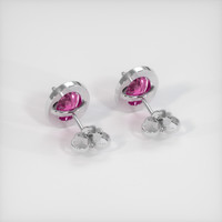 <span>2.05</span>&nbsp;<span class="tooltip-light">Ct.Tw.<span class="tooltiptext">Total Carat Weight</span></span> Sapphire Earrings, 18K White Gold 4