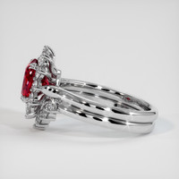 2.07 Ct. Ruby Ring, Platinum 950 4