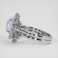 3.27 Ct. Bluish Purple Sapphire Ring, Platinum 950 4