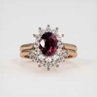 1.66 Ct. Ruby Ring, 14K Rose Gold 1