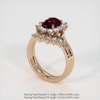 1.66 Ct. Ruby Ring, 14K Rose Gold 2