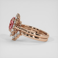 2.04 Ct. Padparadscha Sapphire Ring, 14K Rose Gold 4