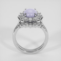 3.27 Ct. Bluish Purple Sapphire Ring, 18K White Gold 3