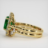 1.89 Ct. Emerald Ring, 18K Yellow Gold 4