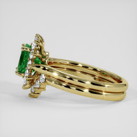 1.50 Ct. Emerald Ring, 18K Yellow Gold 4