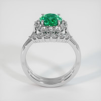 1.55 Ct. Emerald Ring, Platinum 950 3