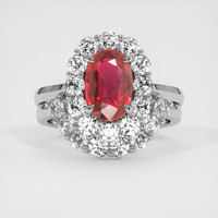 Ruby Ring 2.60 Ct., Platinum 950 Preview