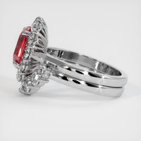 2.60 Ct. Ruby Ring, Platinum 950 4