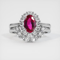 Ruby Ring 1.16 Ct. Platinum 950 Preview