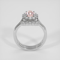 1.23 Ct. Pink Sapphire Ring, 14K White Gold 3