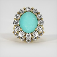 5.68 Ct. Gemstone Ring, 14K Yellow Gold 1