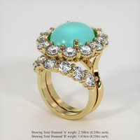 5.68 Ct. Gemstone Ring, 14K Yellow Gold 2