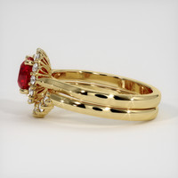 1.56 Ct. Ruby Ring, 14K Yellow Gold 4