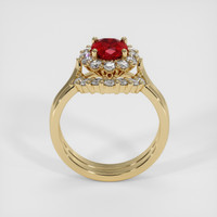 1.08 Ct. Ruby Ring, 14K Yellow Gold 3