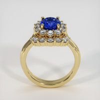 2.25 Ct. Blue Sapphire Ring, 14K Yellow Gold 3