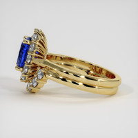 2.25 Ct. Blue Sapphire Ring, 14K Yellow Gold 4