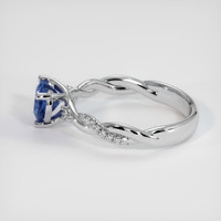 1.92 Ct. Blue Sapphire Ring, Platinum 950 4