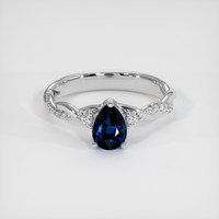 1.04 Ct. Sapphire Ring, Platinum 950 1
