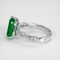 2.57 Ct. Emerald Ring, Platinum 950 4