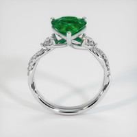 2.42 Ct. Emerald Ring, Platinum 950 3
