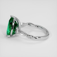 3.23 Ct. Emerald Ring, Platinum 950 4